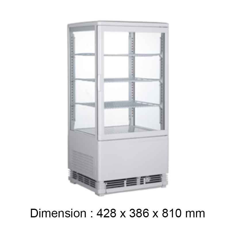 Rotor – 4 Sides Glass Display Refrigerator
