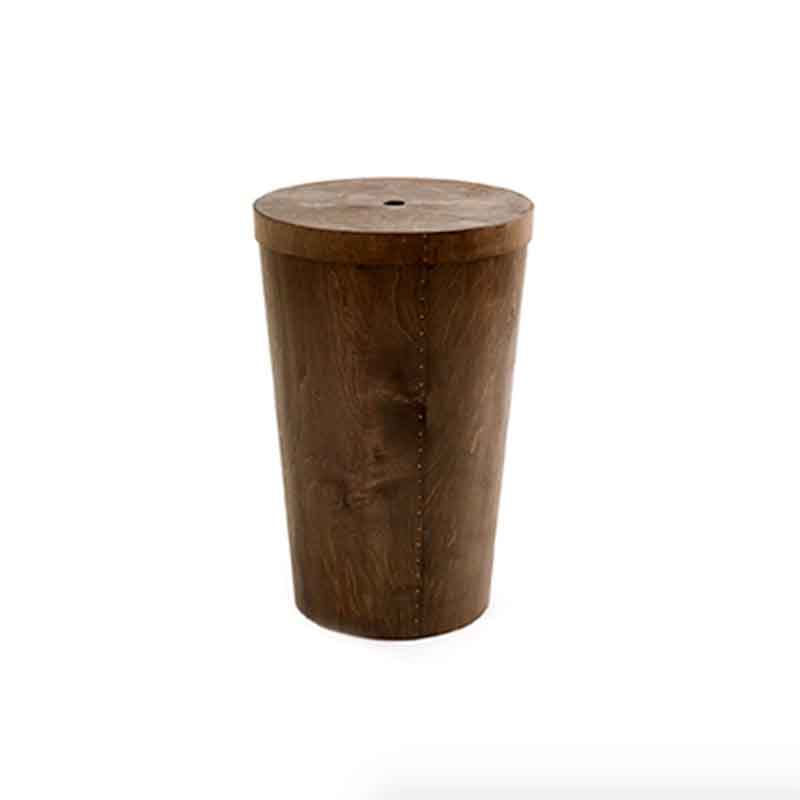 Craster – BEDROOM Conical Birch Stained Laundry Bin