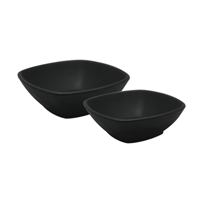 Melawares Zen Black Square Bowl