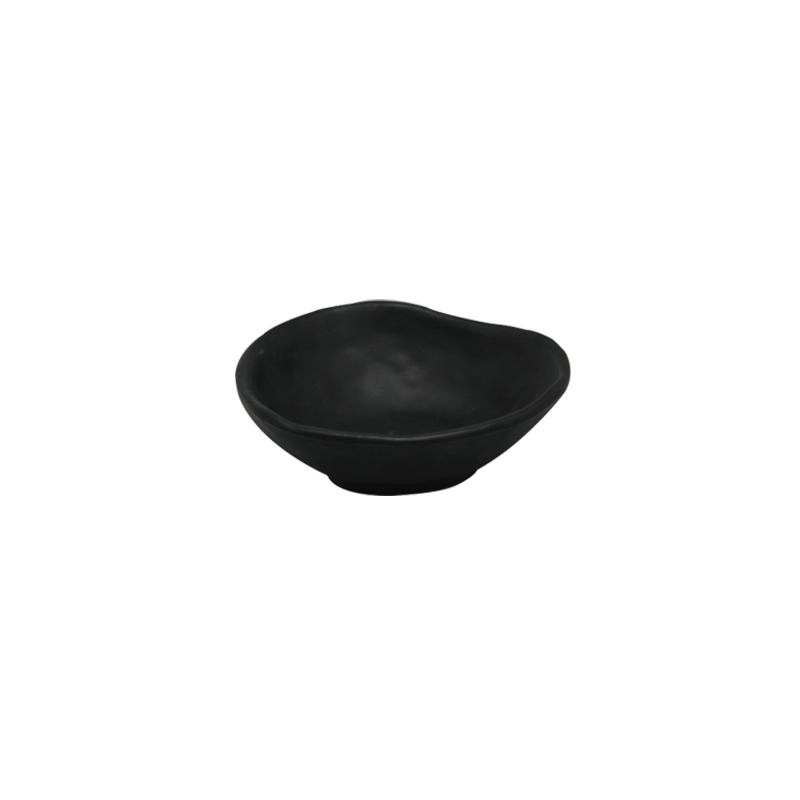Melawares Zen Black Irregular Bowl 5″