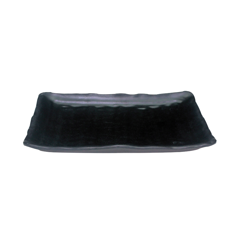 Melawares Zen Black Rectangular Teriyaki Dish 8.5″