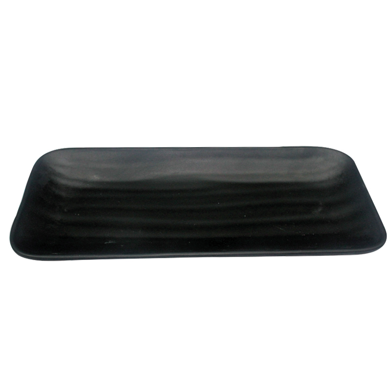 Melawares Zen Black Rectangular Teriyaki Dish 11″