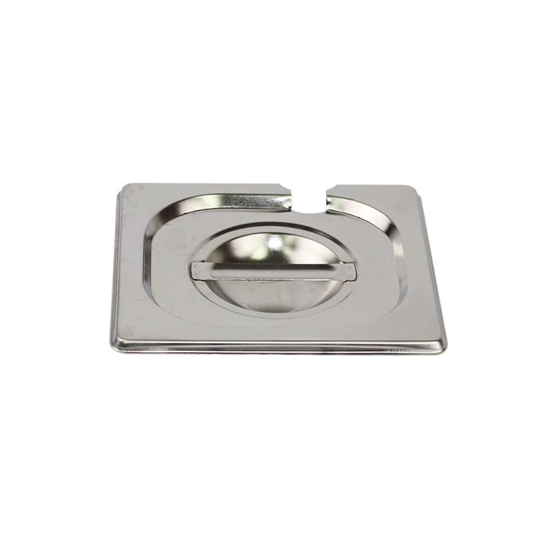 Urban Kitchen 1/6 Stainless Steel GN Pan Lid with Notch