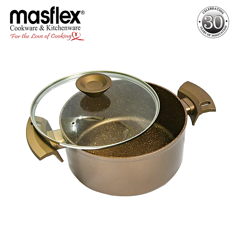 Masflex – Elegance Induction Casserole with Glass Lid