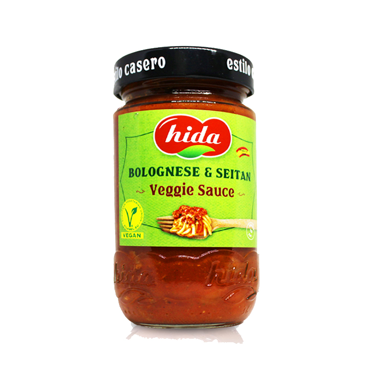 Hida – VEGAN BOLOGNESE WITH SEITAN VEGGIE SAUCE Vegan Sauce 350g